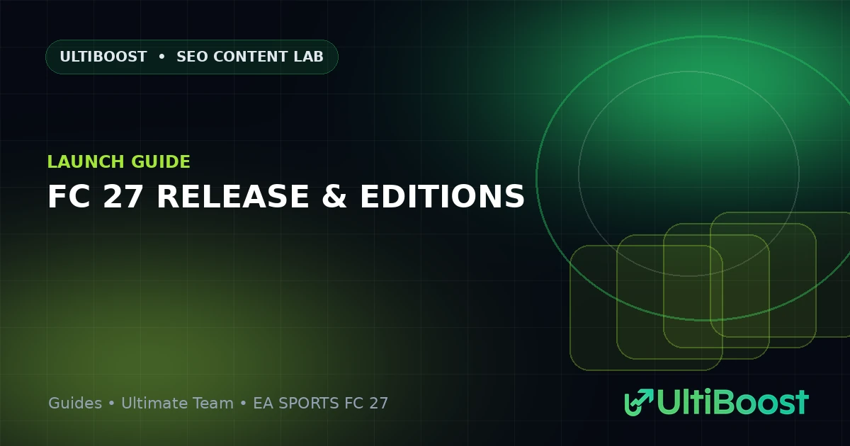 UltiBoost FC 27 release date and editions guide